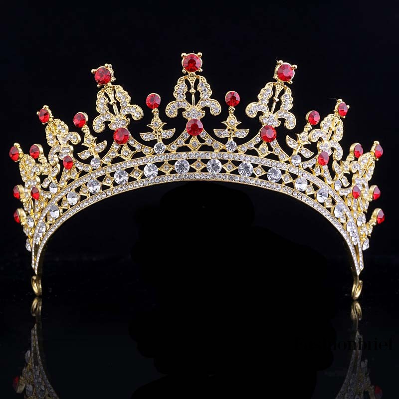 Cài tóc nữ hình vương miện đính đá thời trang