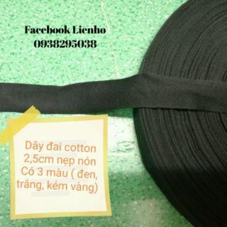 DÂY ĐAI COTTON 2,5CM