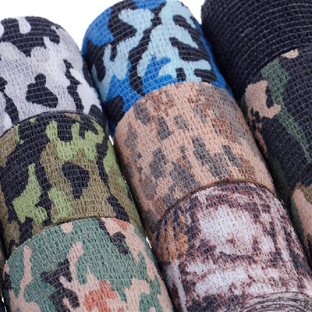 Băng quấn JETTING 5Cm X 4.5M chống nước co giãn họa tiết rằn ri cho đi săn