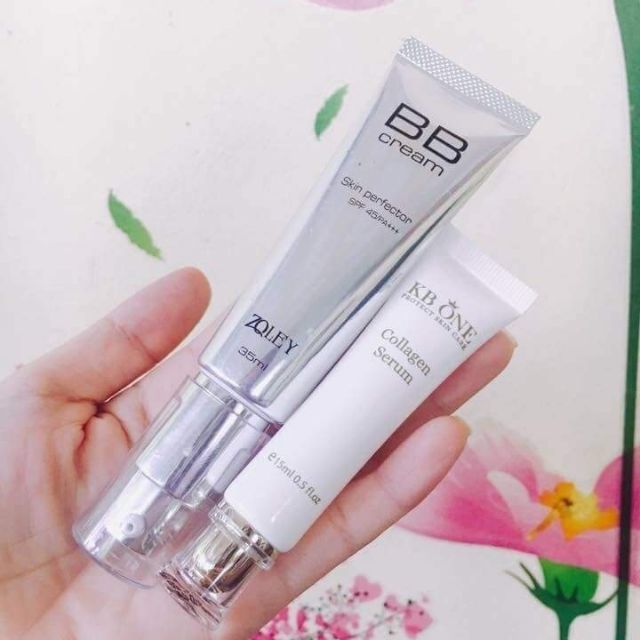 Com bo serum và bb cream zoley kboen