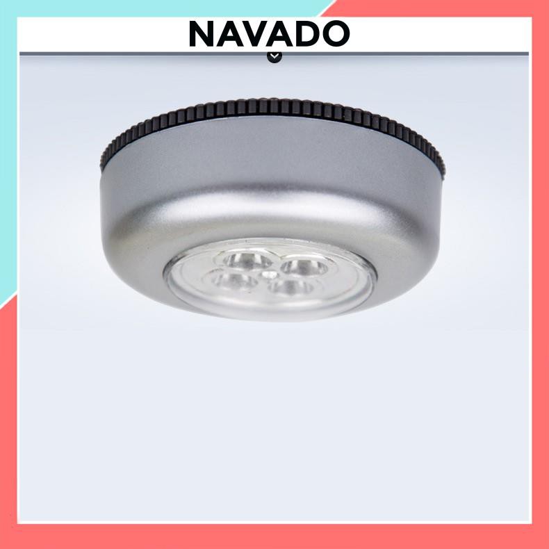 Đèn Led tròn Dán Tường ốp trần cốp xe siêu sáng trang trí chiếu sáng cầu thang giá rẻ ddenf led dùng pin L646