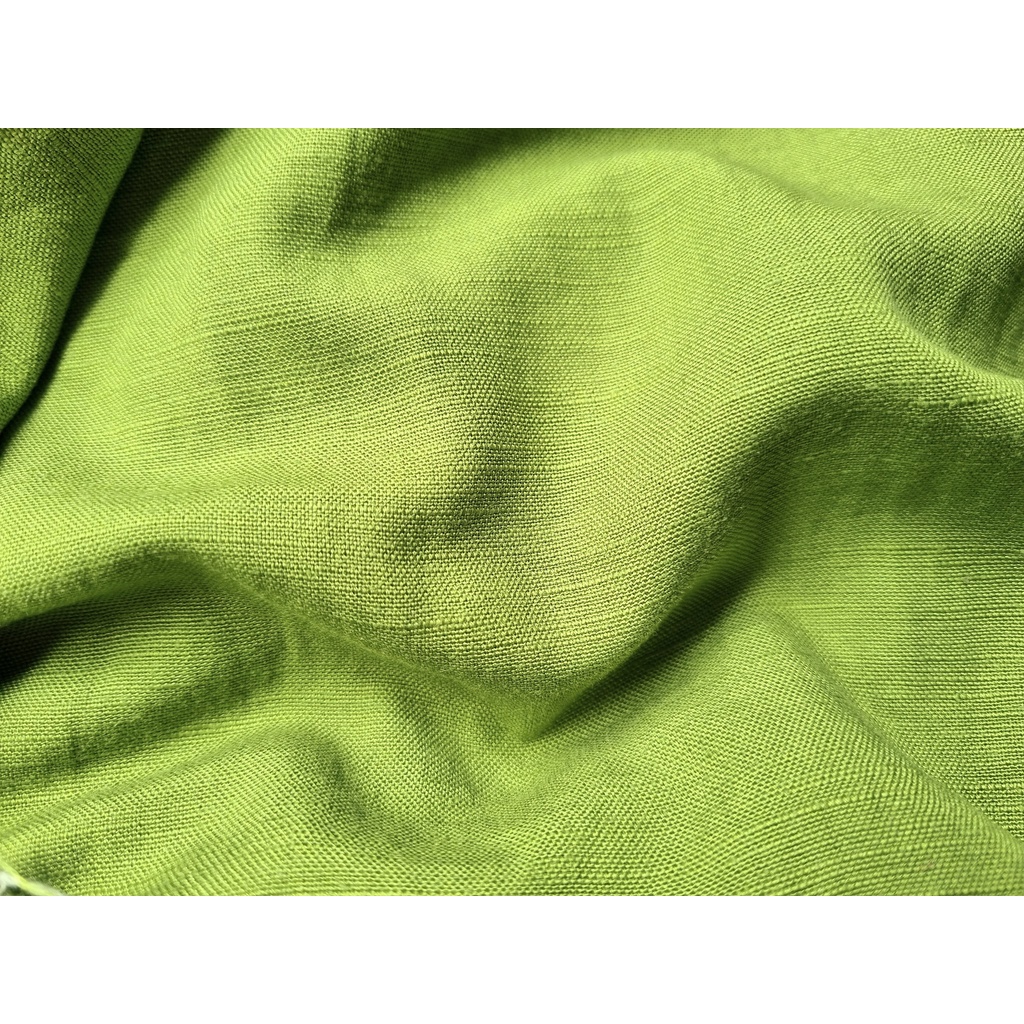 Vải linen tưng xanh cốm