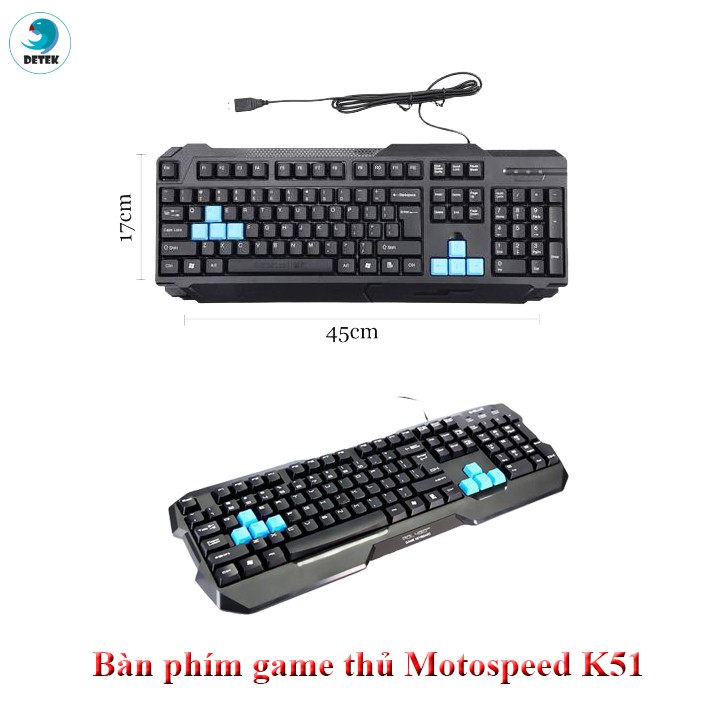 Bàn phím game thủ Motospeed K51 Gaming Keyboard