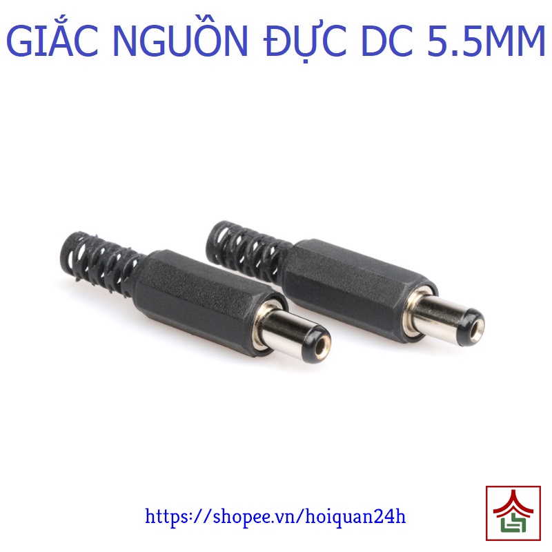 Jack Đực DC 5.5mm Nối Nguồn, Giắc Đực 5.5