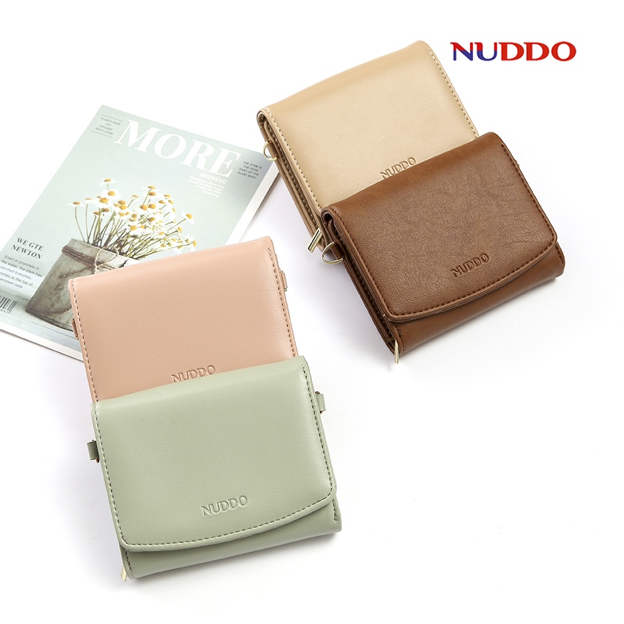 Túi xách nữ túi đeo chéo mini NUDDO dáng đứng đẹp thời trang công sở cao cấp NUV003