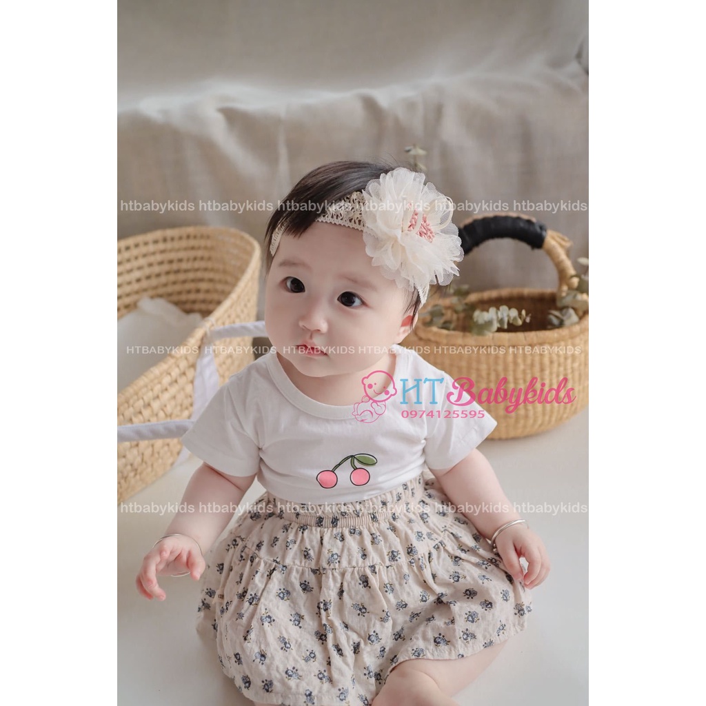 [ LAST SALE ] Băng Đô Bé Gái Kiểu Mới  - Đính Hoa Tuyết Xinh Yêu