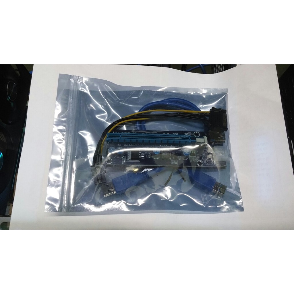 DÂY RISER PCIe 1X TO 16X USB 3.0 VER 009S