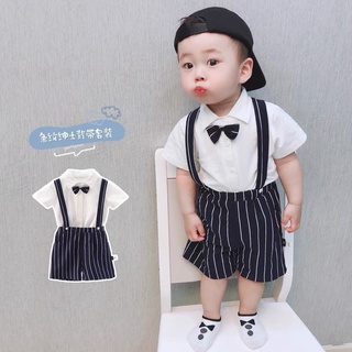 Set yếm công tử bé trai gồm nơ