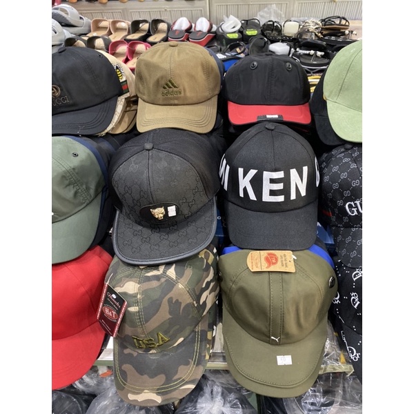 Mũ lưỡi trai nhiều kiểu