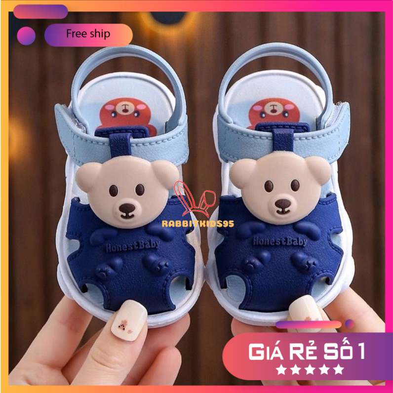 Dép tập đi cho bé,sandan tập đi đế mềm êm,chống trơn trượt cho bé