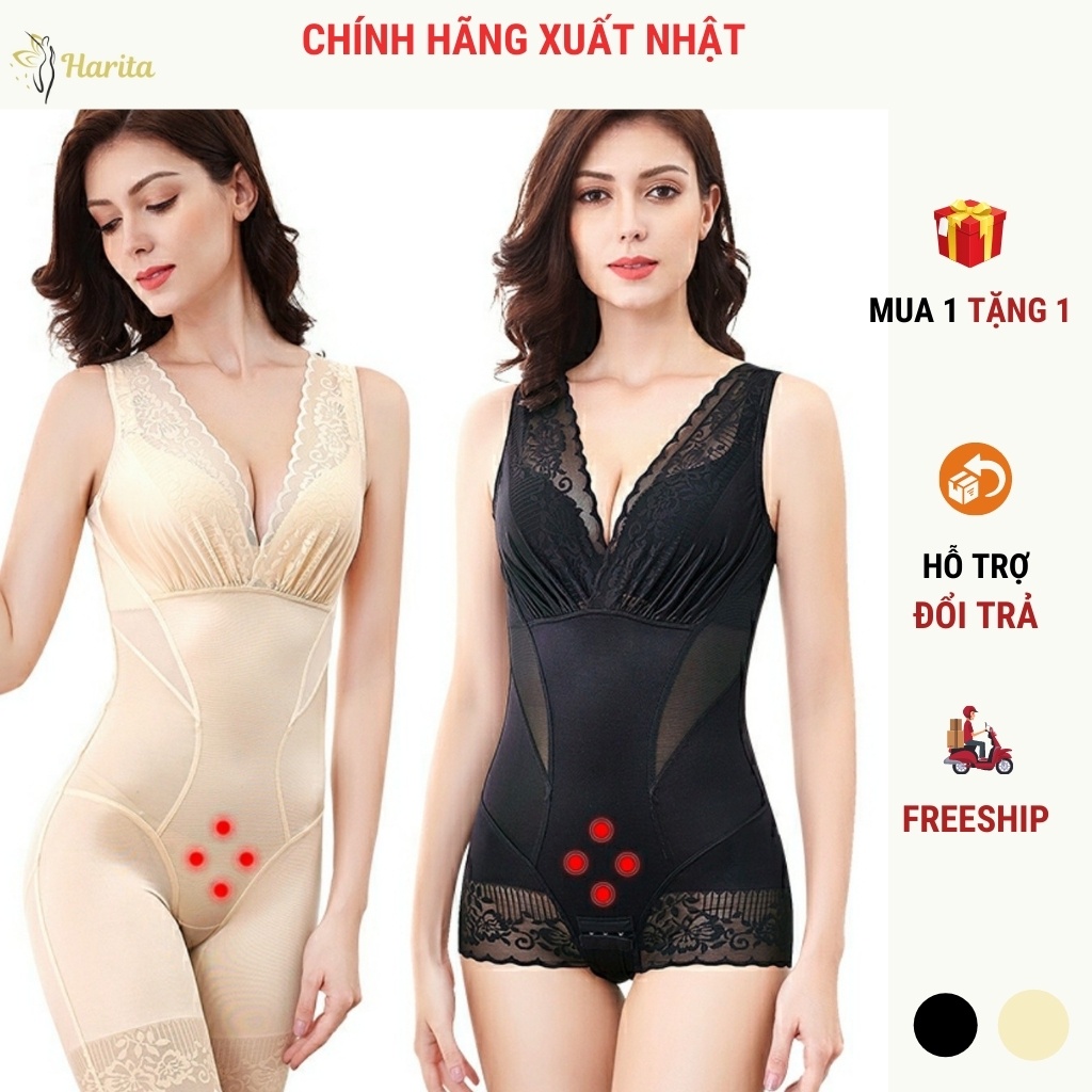 Áo gen định hình toàn thân nịt bụng gen eo giảm mỡ cao cấp xuất Nhật