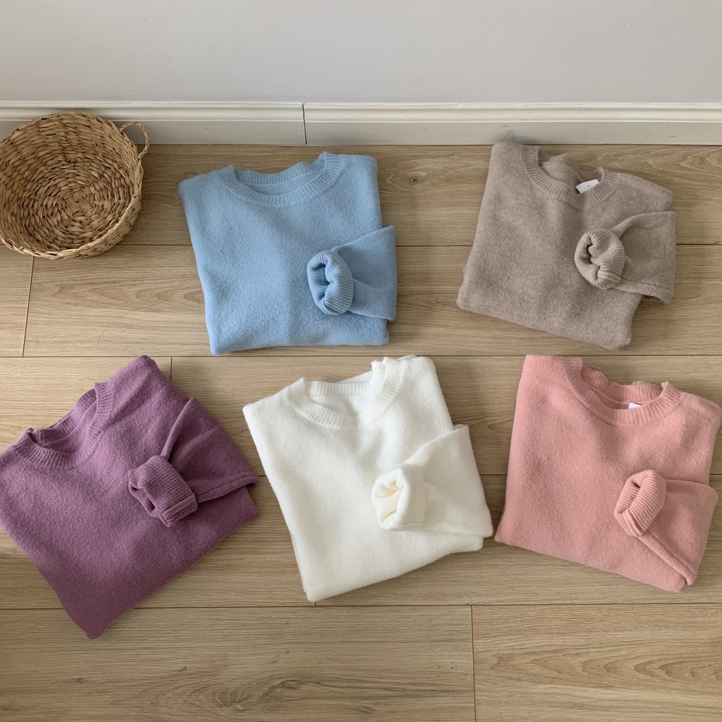 [Mã 2611THTRANG100K hoàn 10% xu đơn 99K] Áo len dày cổ tròn _ A0297 | BigBuy360 - bigbuy360.vn