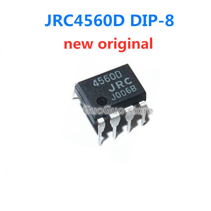 10 chiếc JRC4560D DIP-8 5 chiếc NJM4560D 4560 4560D JRC4560 NJM4560 DIP8 Dual Op Amp Khuếch Đại IC p