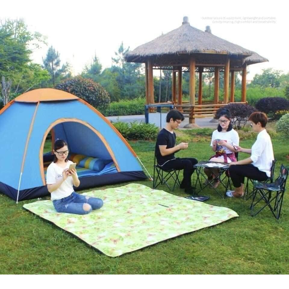 Lều cắm trại picnic 2 lớp đi phượt dã ngoại du lịch chống thấm ngủ ngon hòa mình vào thiên nhiên liều cắm trại