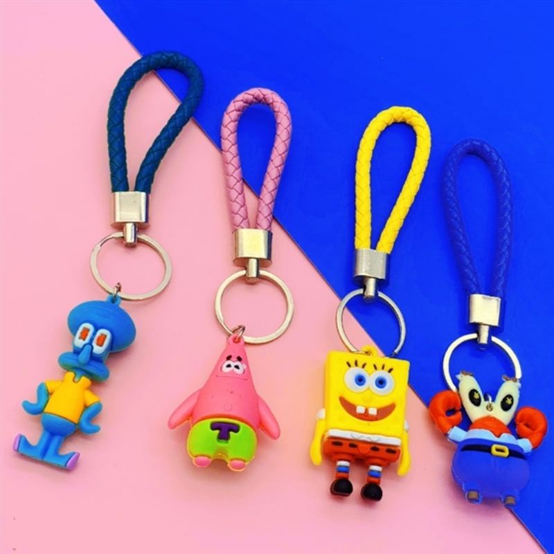❌ móc khoá hình bọt biển SpongeBob Squarepants tinh nghịch