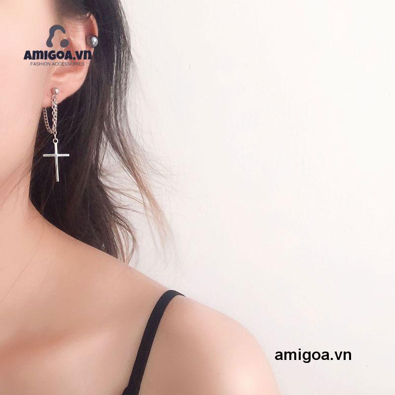 ✨✨Đôi bông tai dài phối chuỗi xích thời trang cho nữ