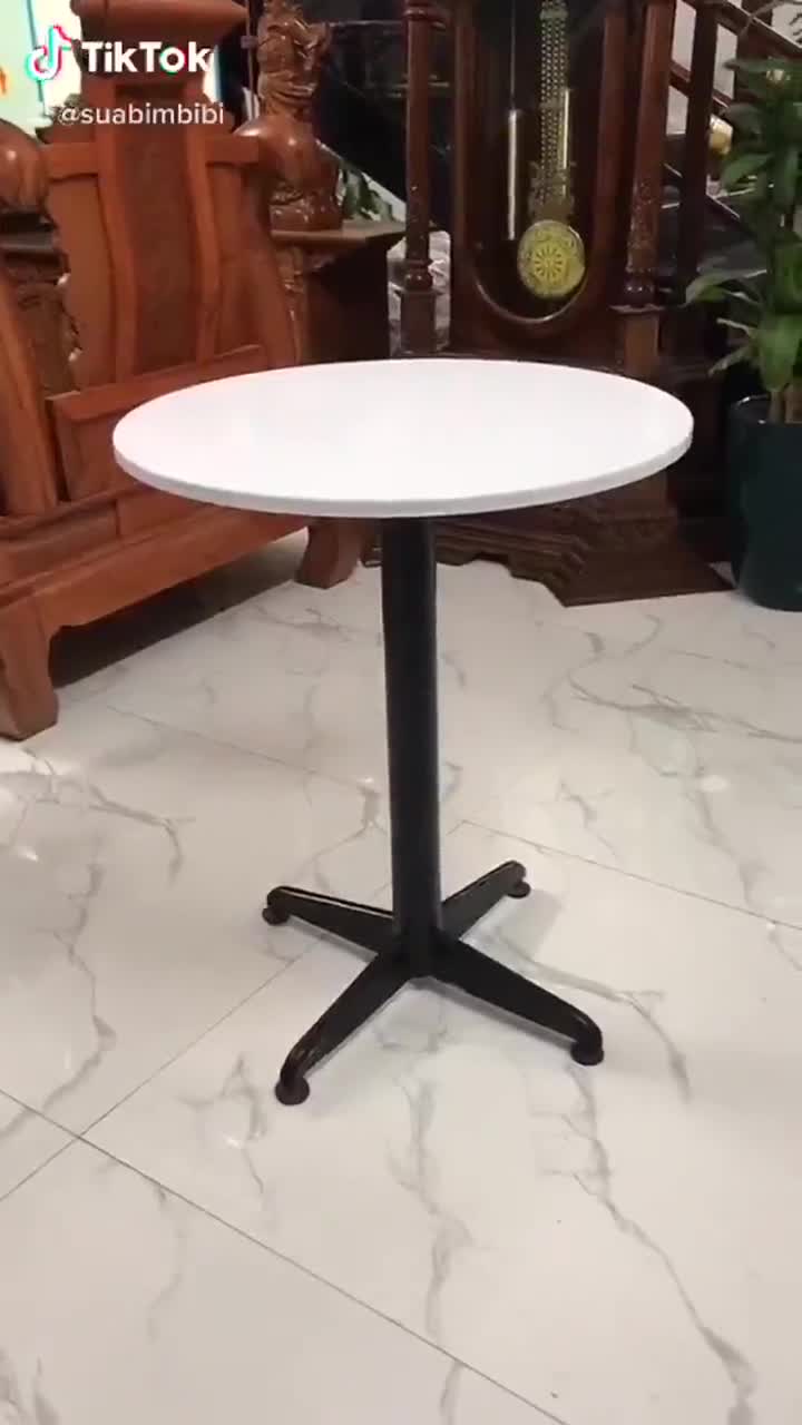 Bàn Tròn Cafe Eames Chân Trụ sơn tĩnh điện bền đẹp đủ màu sắc havaco | BigBuy360 - bigbuy360.vn