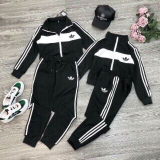 Bộ adidas  kéo khóa cho nữ