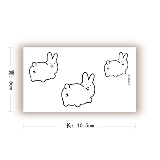 Long-lasting Waterproof Tattoos  Sticker Cartoon Pattern