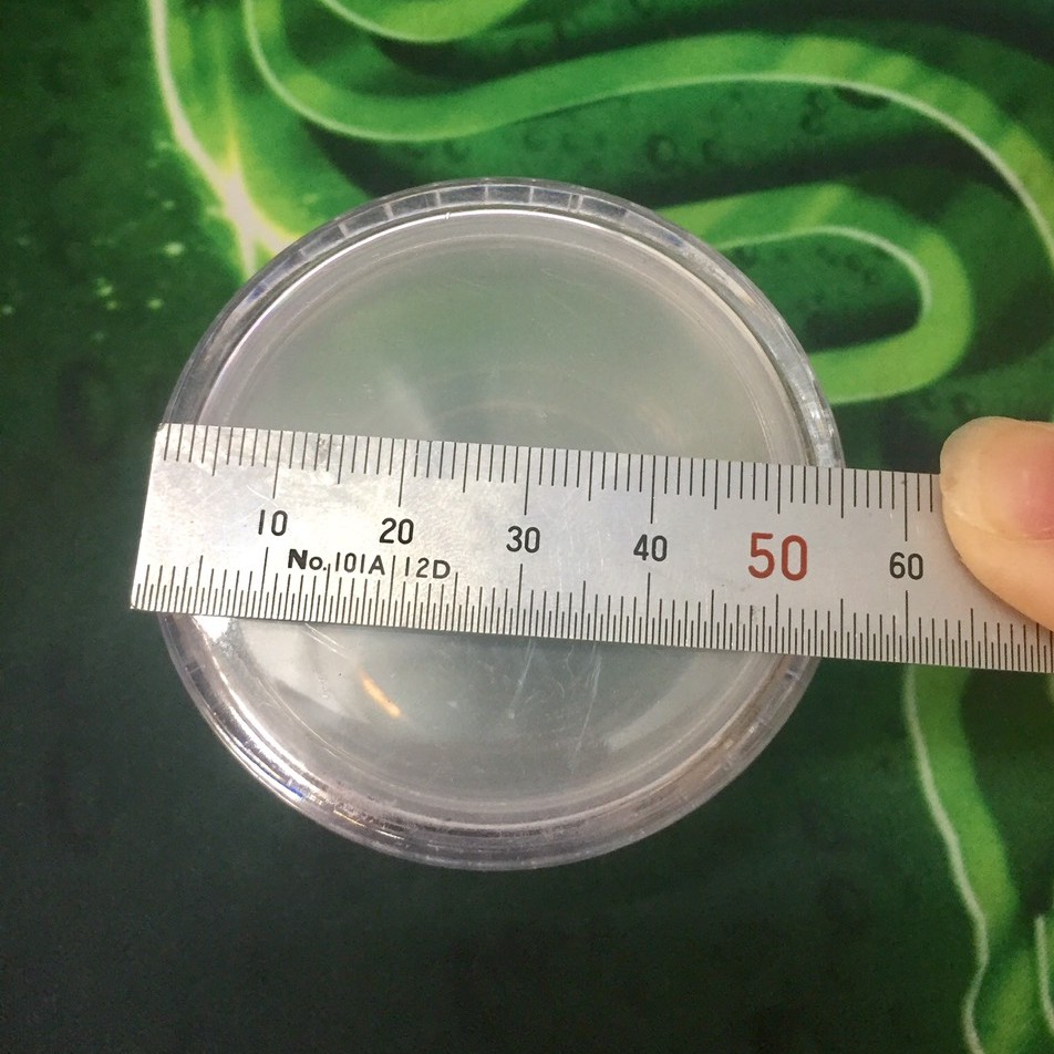 10 Hũ nhựa tròn trong có lót 50g _ChaiLoHuMyPham