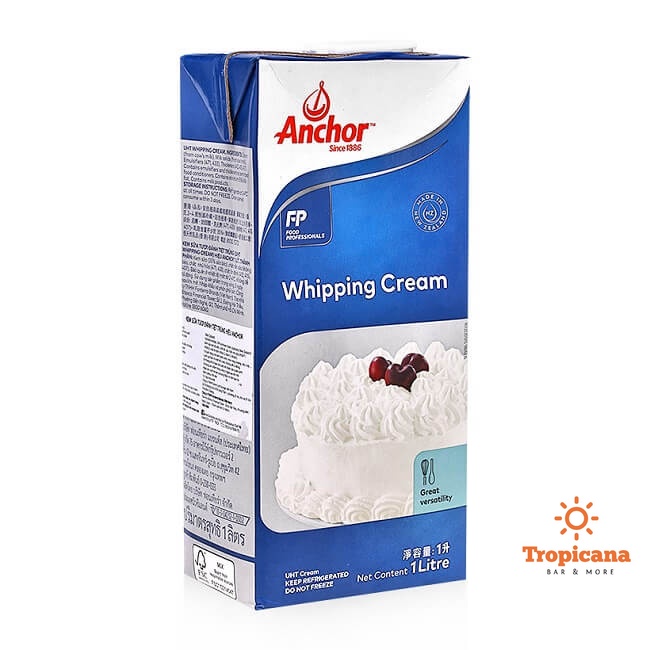 THÙNG Kem tươi Whipping cream Anchor - 12 hộp 1L
