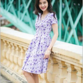 Đầm voan hoa