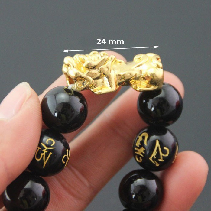 Vòng đeo tay chuỗi hạt hình tỳ hưu thời trang dàn cho cả nam và nữ