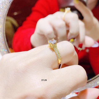 Nhẫn ổ đá v à n g 10k