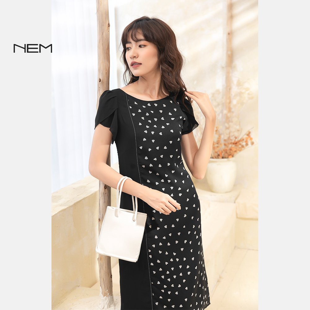 Đầm thiết kế nữ dáng suông NEM Fashion D05192 | BigBuy360 - bigbuy360.vn