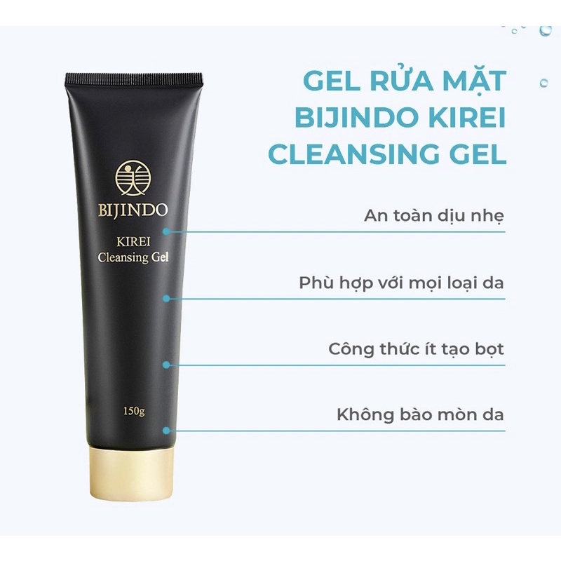 Gel Rửa Mặt BIJINDO KIREI Cleansing Gel 150ml