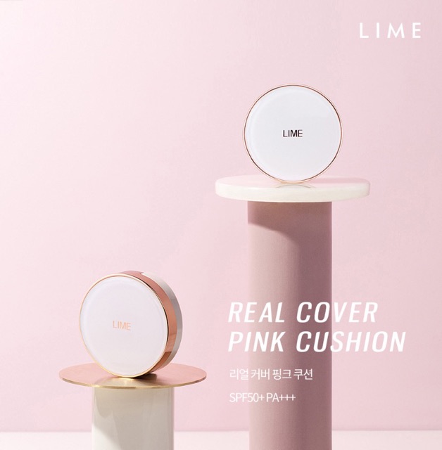 Phấn Nước Lime Real Cover Pink Cushion Spf50+/PA+++