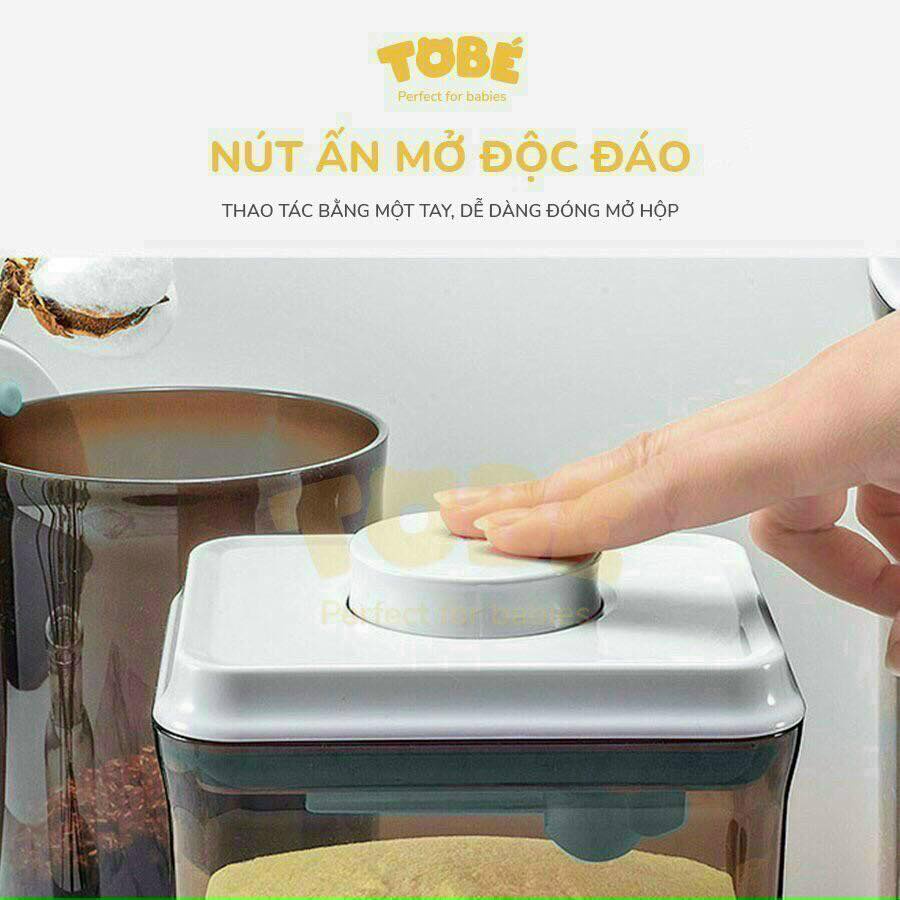 Hộp nhựa đựng sữa bột Helga ToBé dung tích 2,3L TOBE