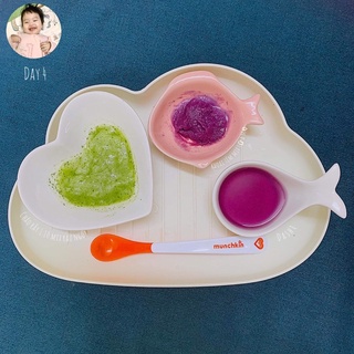 Khay ăn dặm hình mây cho bé