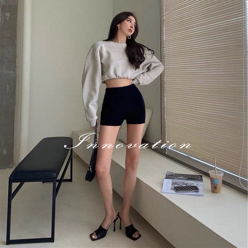 Quần Legging Đùi BIG SIZE Siêu Dày Dặn Knit Short Trendy Siêu Co Dãn Nâng Mông Hàng Đẹp TA-214