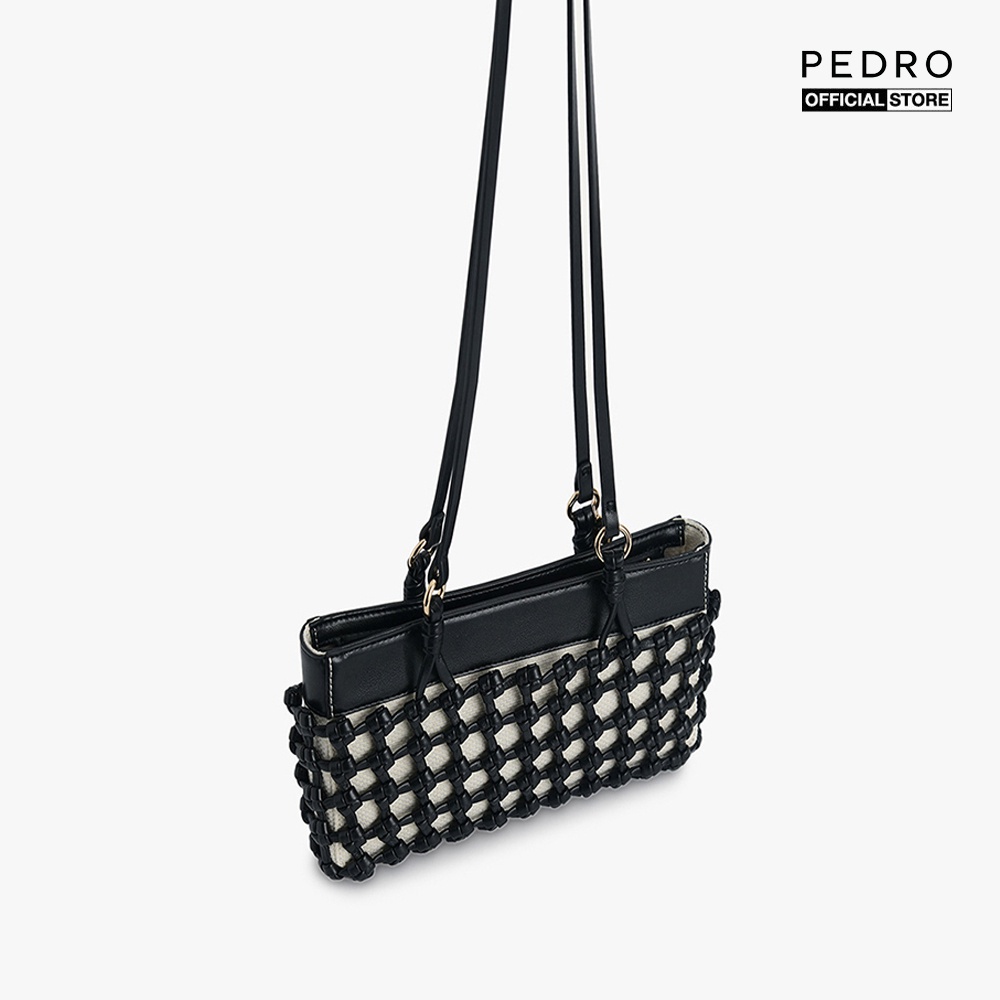 PEDRO - Túi xách tay nữ chữ nhật Woven Holiday PW2-46610011-01