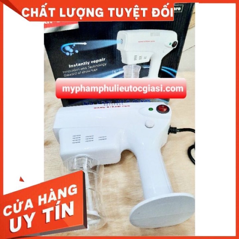 [FREESHIP] Máy phun sương nano Phủ bóng, phục hồi tóc NANO BLUE MAGIC mini dạng cầm tay, chuyên nghiệp với ánh sáng xanh