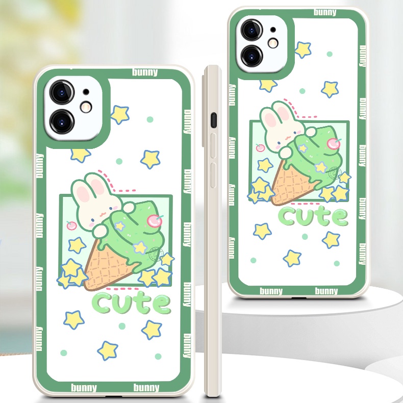 ỐP LƯNG IPHONE Bunny kem đáng yêu ốp iphone 12 pro/13pro/13promax/7/7+/8/8+/X/XS/XSM/11/11PMROMAX tr279