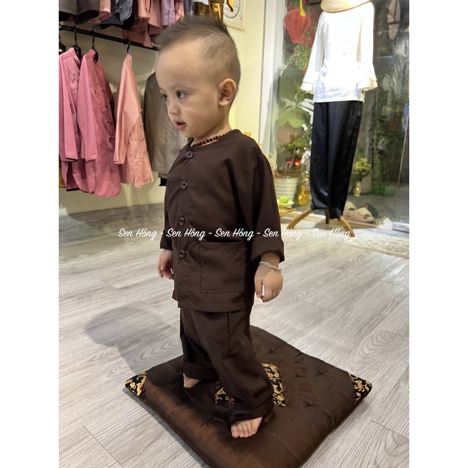 👶 ĐỒ LAM ĐI CHÙA ĐI CHƠI CHO BÉ - SET QUẦN ÁO BÀ BA dễ thương - Bà ba trẻ em bé trai bé gái