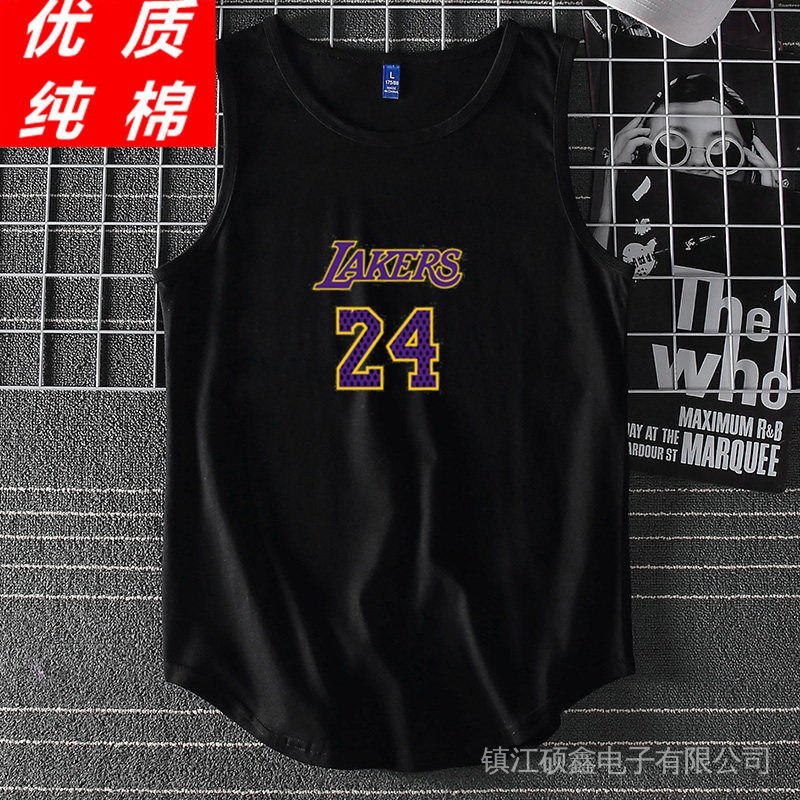 Áo Thun Sát Nách 100% Cotton Dáng Rộng Phong Cách Thể Thao Cho Nam