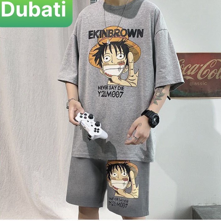Sét Thể Thao Nam, Đồ Bộ Nam Hoạt Hình Onepice Chất Liệu Mềm Mịn Mát Mẻ Năng Động- Dubati Fashion