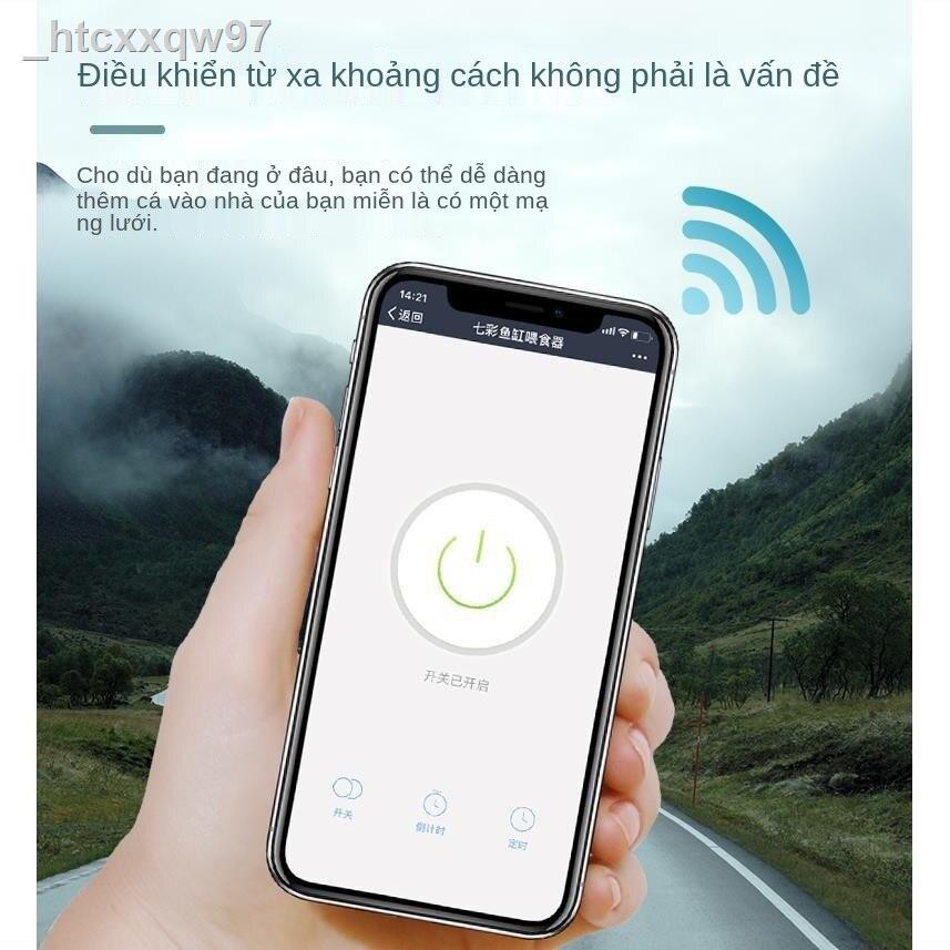 [bán chạy]bộ nạp thời gian tự động cho bể cá iLONDA WiFi điện thoại di điều khiển thông minh từ xa Máy cảnh