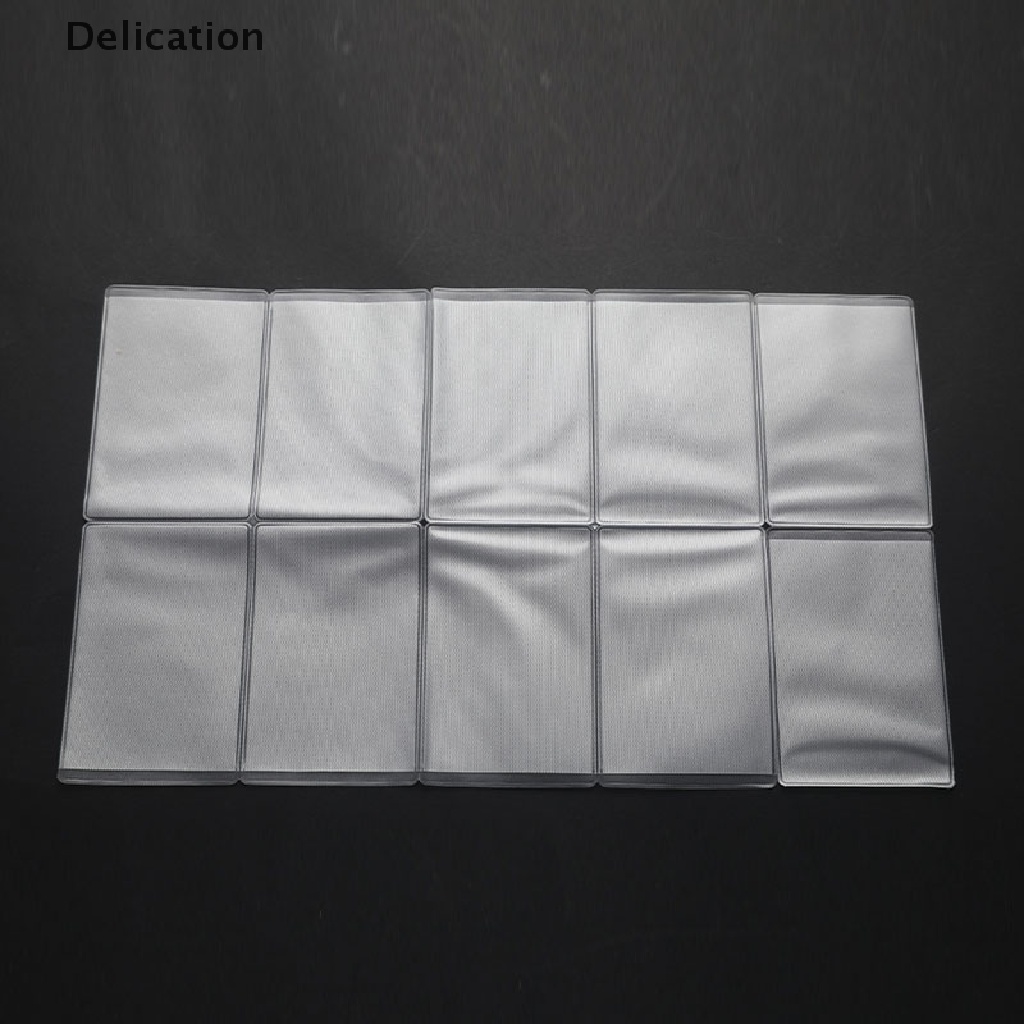 Set 10 Bao Đựng Thẻ Tín Dụng Bằng PVC Trong Suốt Chống Nước