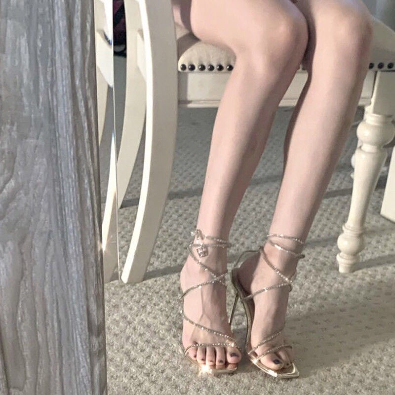 Sandal Cao Gót 10cm 8cm 8cm 2022 Thiết Kế Mới Thời Trang Dành Cho Mùa Xuân Hè