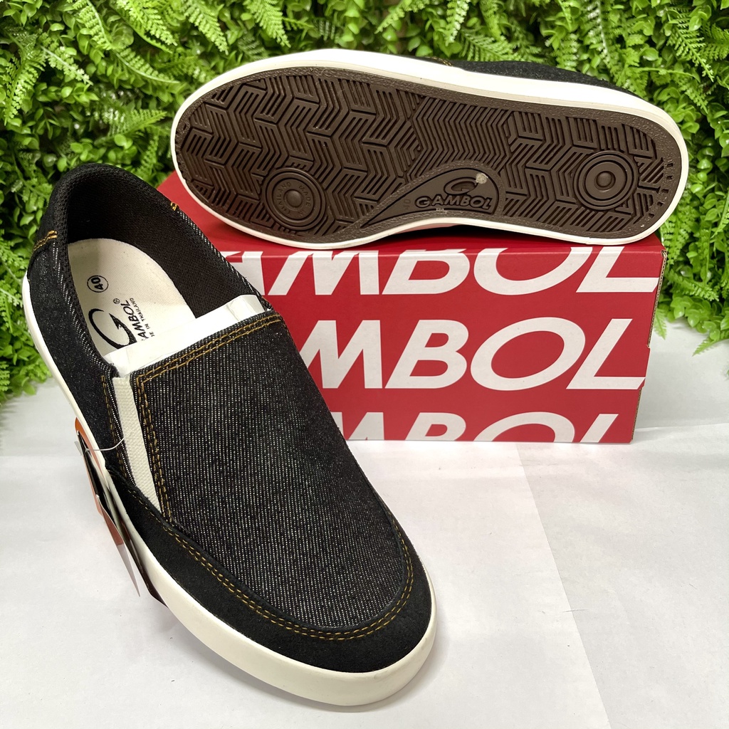 GIÀY LƯỜI NAM VẢI JEAN - BATA NAM CAO CẤP CHÍNH HÃNG THÁI LAN GAMBOL GB82106 | BigBuy360 - bigbuy360.vn