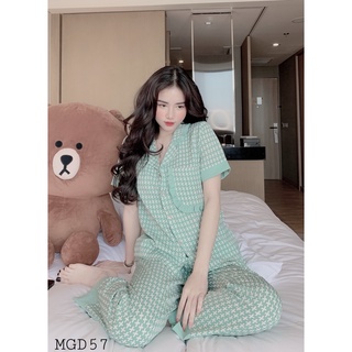 Pijama Nữ Lụa Cao Cấp Chất Vải Mềm Siêu Thoáng Mát