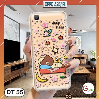 Ốp lưng dẻo oppo A35 / F1  - in hình