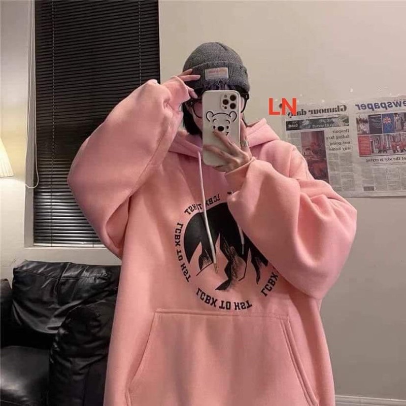 Áo hoodie vòng tròn núi LN11