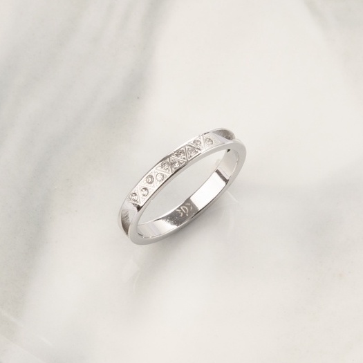 Nhẫn CDE Eternity Anniversary Crystal Silver Ring CDE8006.SV