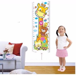[ Xả kho - Freeship] Decal dán tường đo chiều cao cho bé