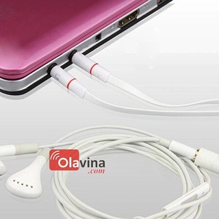 Cáp chuyển đổi gộp cổng audio và micro 3.5 mm